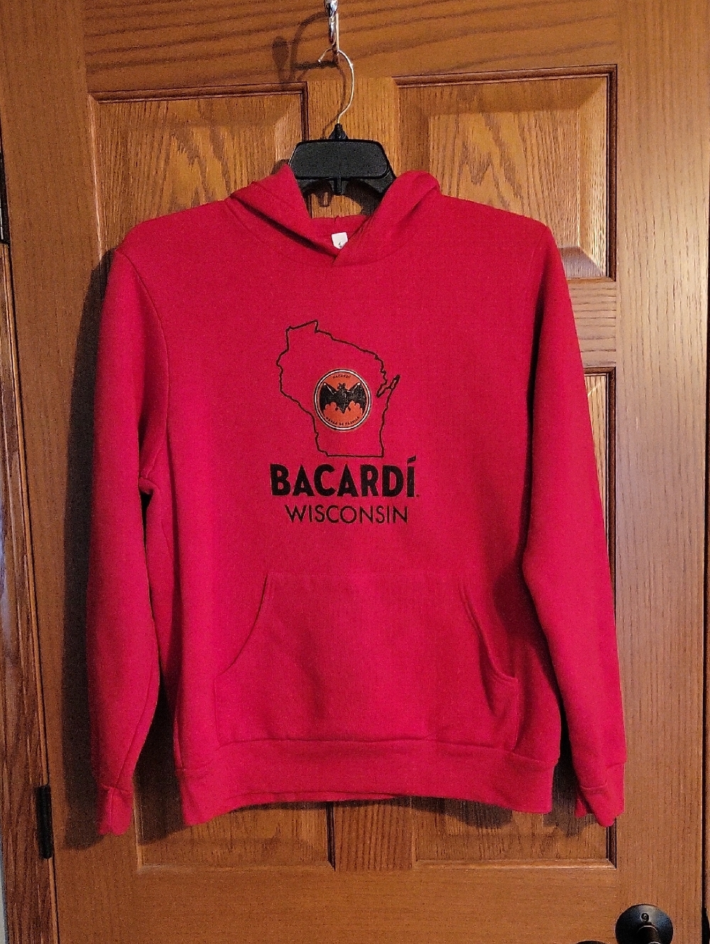 Bella Canvas Red Bacardí Wisconsin Pullover Hoodie